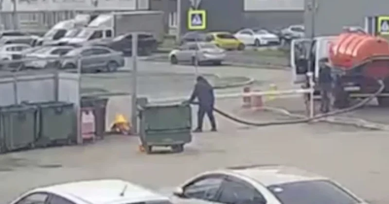 В России пожар потушили нечистотами Minval Politika