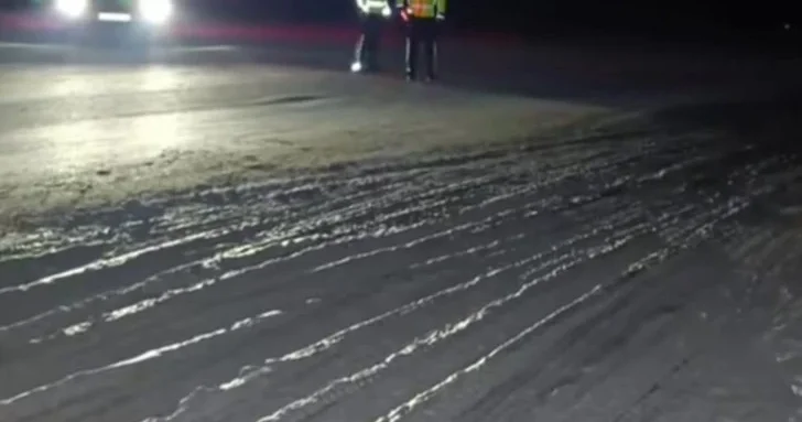 На трассе Баку Губа пролился бетон: полиция выясняет причины