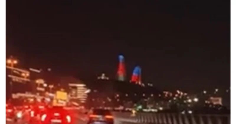 Bakıda tıxacda qalan sürücü nömrəni söküb avtobus zolağına daxil oldu VİDEO