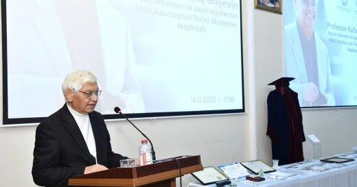 Professor Rafiq Əliyev Milli Azərbaycan Tarixi Muzeyində