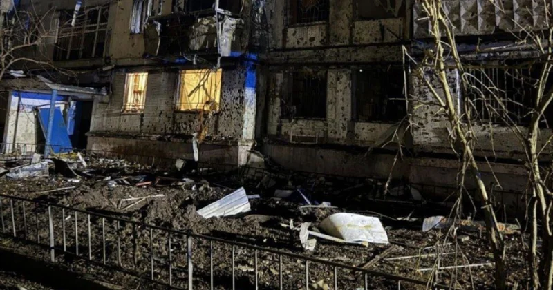 Dnepr şəhəri dronlarla vurulub, 14 nəfər yaralanıb