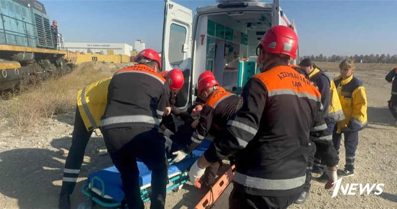 МЧС провел учения в Гяндже ФОТО ВИДЕО