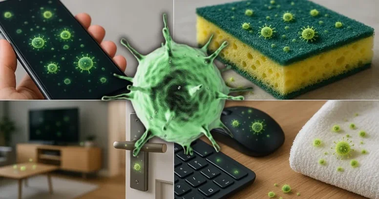 Eviniz düşündüyünüz qədər təmiz deyil Ən çirkli əşya bu imiş