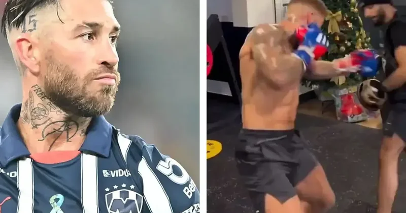 Serxio Ramos boks məşqləri ilə gündəmə gəlib VİDEO