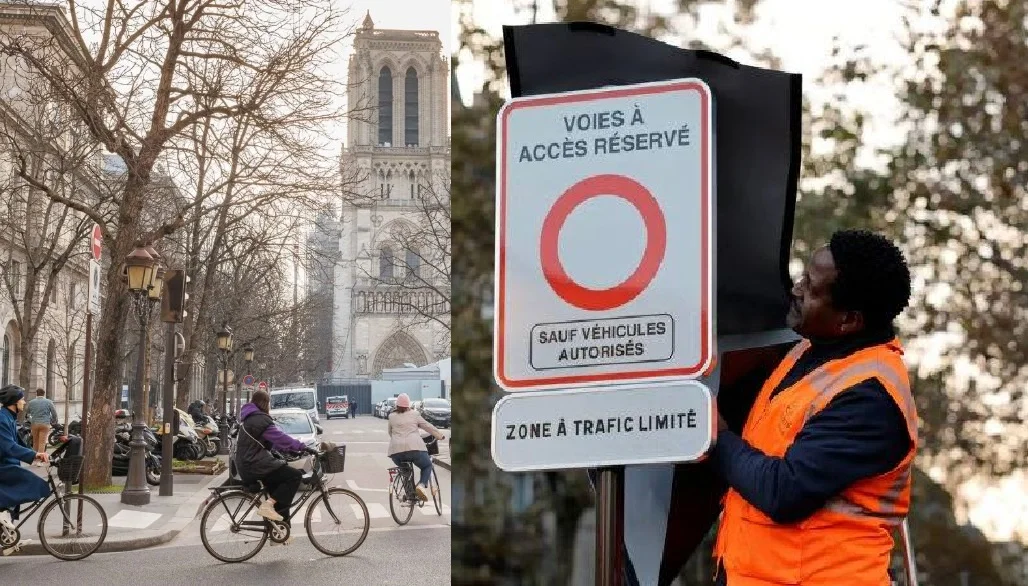 Parisdə maraqlı qayda küçəyə girmək olar, amma sağa sola dönə bilməzsən