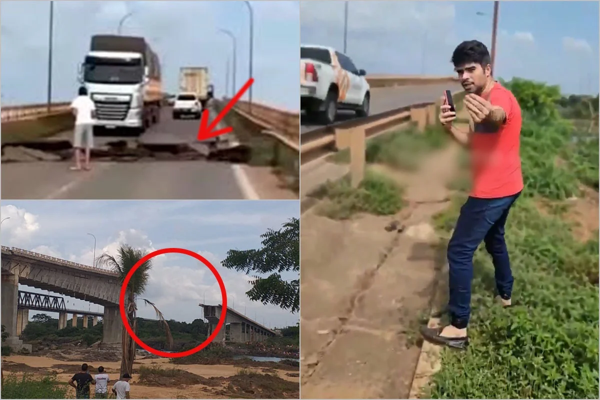 Braziliyalı bloqer reportaj hazırlayanda körpü uçdu: Ölənlər və itkin düşənlər var