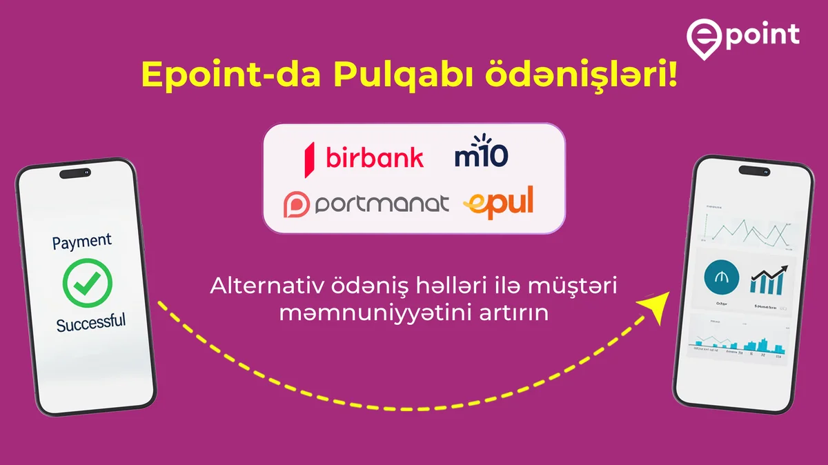 Epointda Pulqabı ödənişləri! Bütün ödənişlər bir yerdə