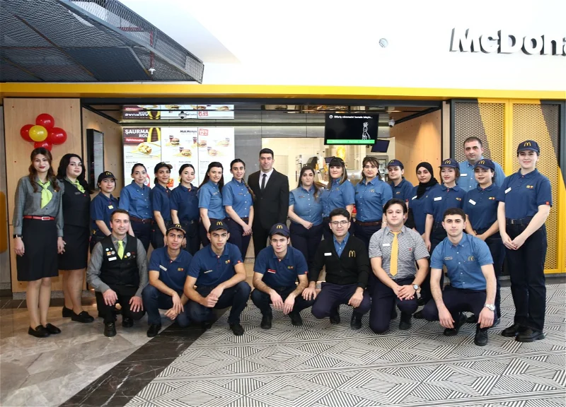 “Sevinc Mall”da “McDonalds Azərbaycan”ın yeni restoranı açılıb FOTO