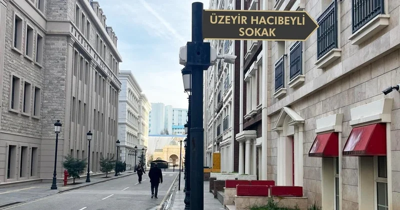 Ankarada bu küçəyə Üzeyir Hacıbəylinin adı verildi FOTO