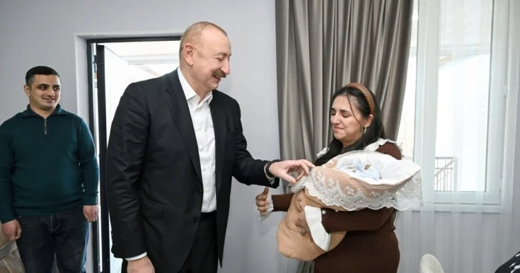 Prezident Xankəndidə onların qonağı oldu Fotolar