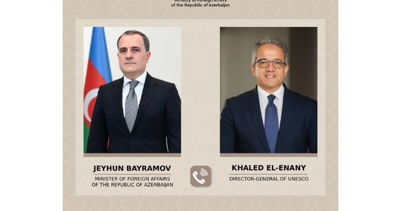Джейхун Байрамов провел телефонный разговор с гендиректором ЮНЕСКО