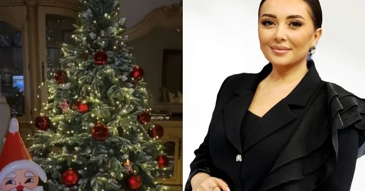 Lalə Azərtaş Yeni il ab havalı evini göstərdi Video