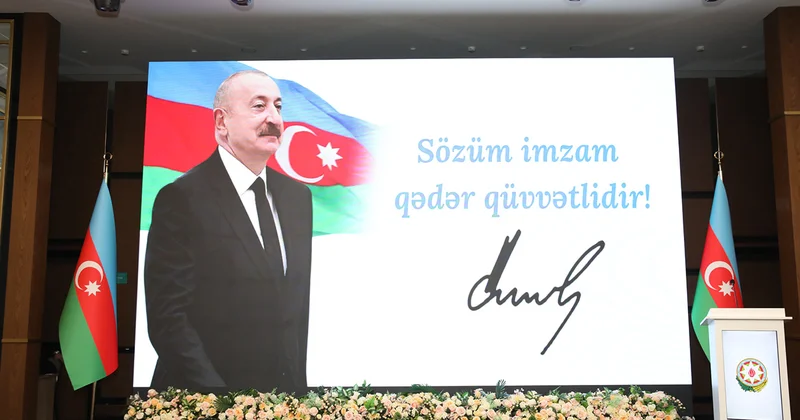 Nizami Rayon İcra Hakimiyyəti tədbir keçirdi Fotolar