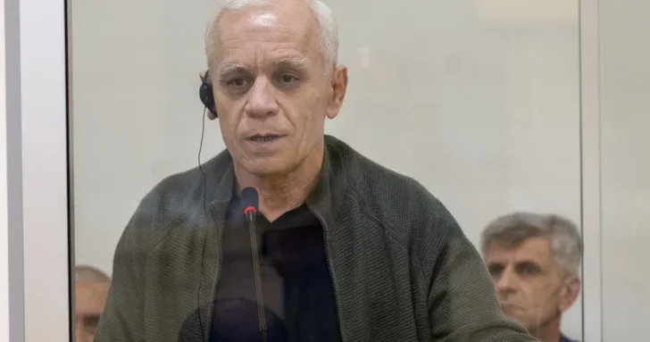 Левон Мнацаканян выступает с последним словом в суде над гражданами Армении