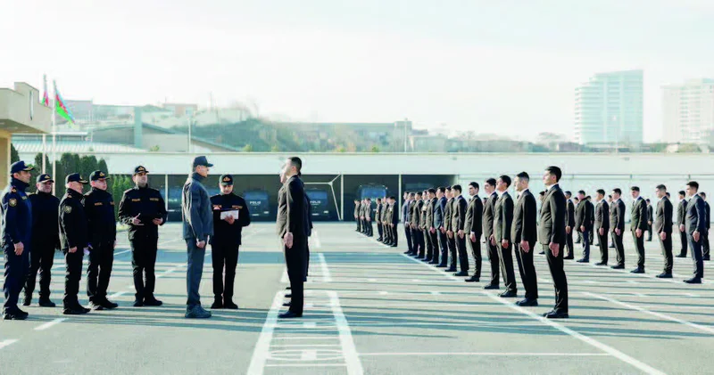 Daxili işlər nazirinin paytaxtda sıra baxışı