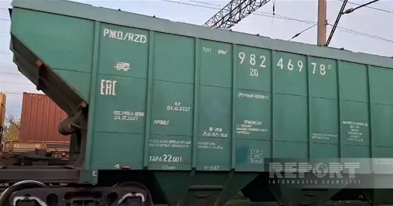 Очередной состав с российским зерном для Армении прибыл на ж/д станцию Бёюк Кясик ОБНОВЛЕНО