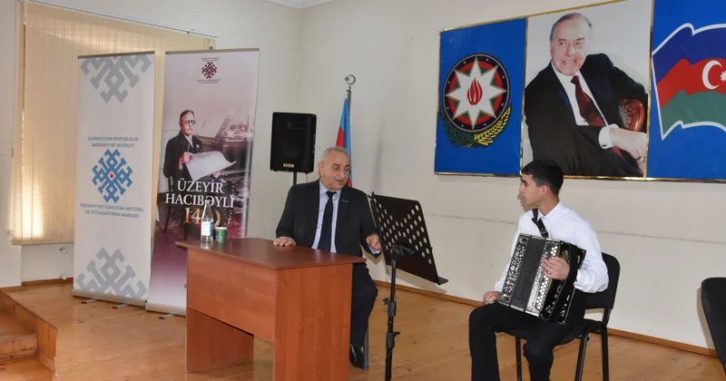 Yevlaxda qarmon və xanəndəlik ixtisasları üzrə ustad dərsləri keçirilib