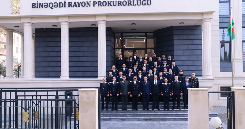 Binəqədi rayon prokurorluğunun yeni inzibati binası istifadəyə verilib
