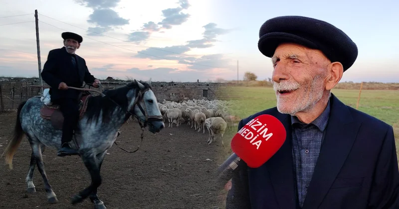 At belində bir ÖMÜR 98 yaşlı Nuruş kişinin HƏYAT HEKAYƏSİ VİDEO