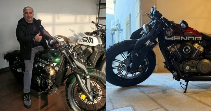 Rafael İsgəndərovun motosikleti Fotolar