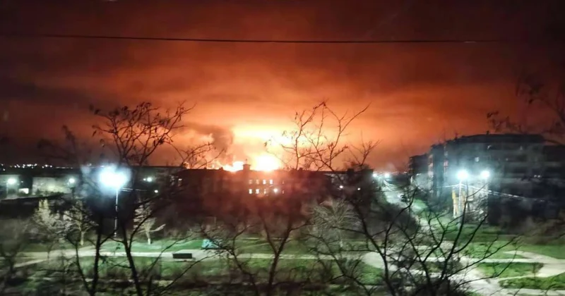 Rusiyada daha bir zavod vuruldu “Lukoyl”un neft kimya müəssisəsinə PUA hücumu VİDEO