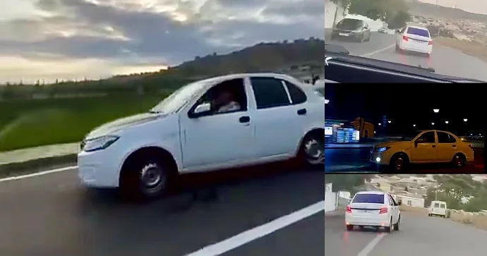 Qaydaları tapdalayan sürücü təhlükəli “şou”ları ilə özünü ifşa etdi 30 BM 045 VİDEO
