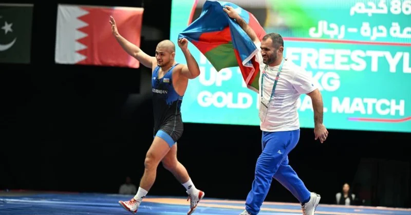 Победа борца Азербайджана в числе лучших моментов 2025 го