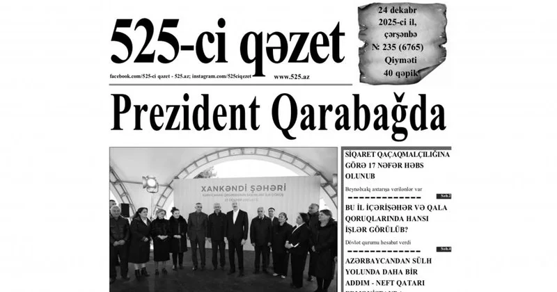 “”in 24 dekabr sayında nələr var? ANONS