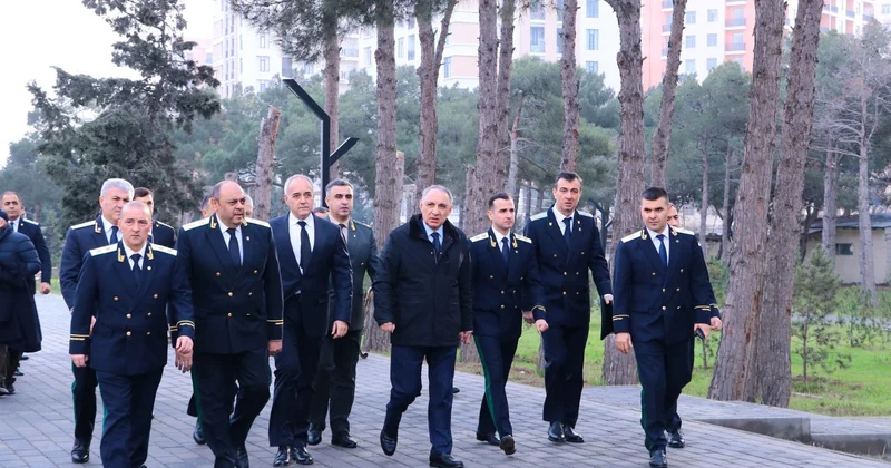 Kamran Əliyev Binəqədi prokurorluğunun yeni binasının açılışını etdi FOTOLAR