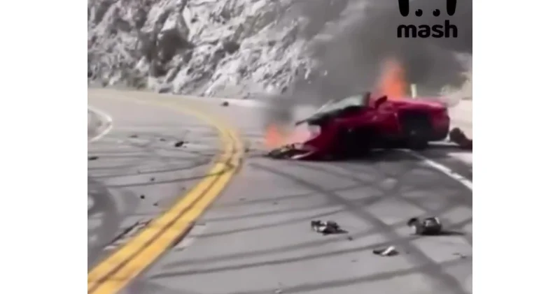 Кадры аварии, в которой погиб создатель Call of Duty ВИДЕО