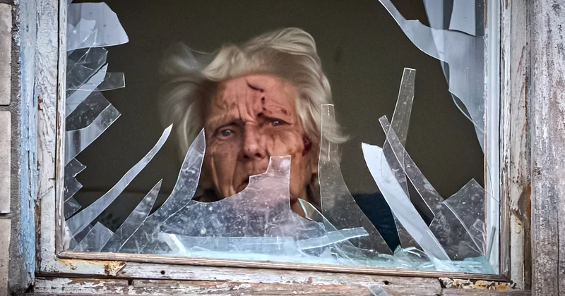 Российский беспилотник убивает украинцев объектив