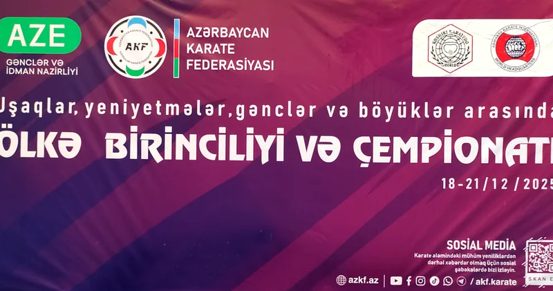 ÖTƏN GÜN AŞİHARA KARATE ÜSLUBU ÜZRƏ XIX ÖLKƏ BİRİNCİLİYİ VƏ ÇEMPİONATI TƏŞKİL OLUNUB