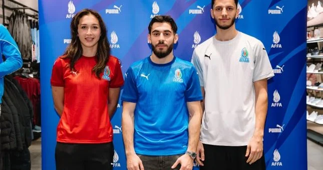 Azərbaycan millisinin formaları satışda Şəkillər