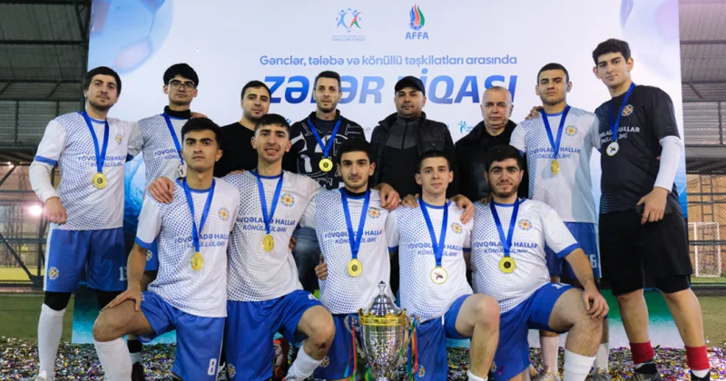 “Fövqəladə hallar könüllüləri” komandası “Zəfər Liqası”ının qalibi olub