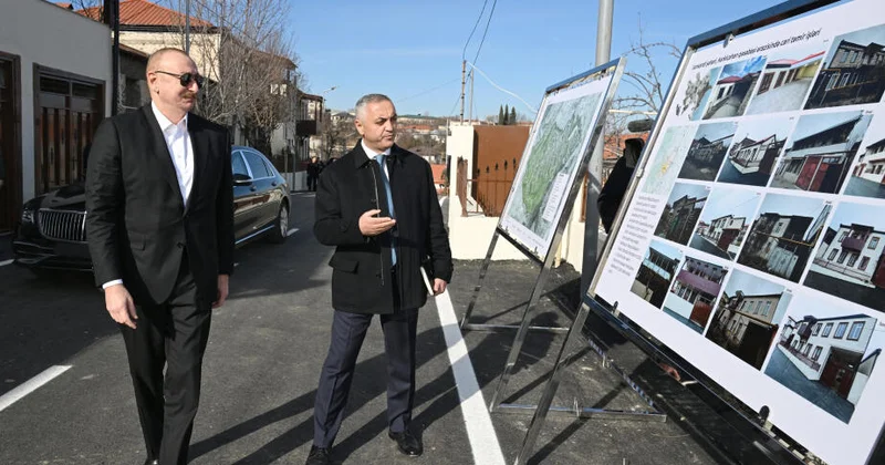 Prezident İlham Əliyev Xankəndinin Kərkicahan qəsəbəsində olub