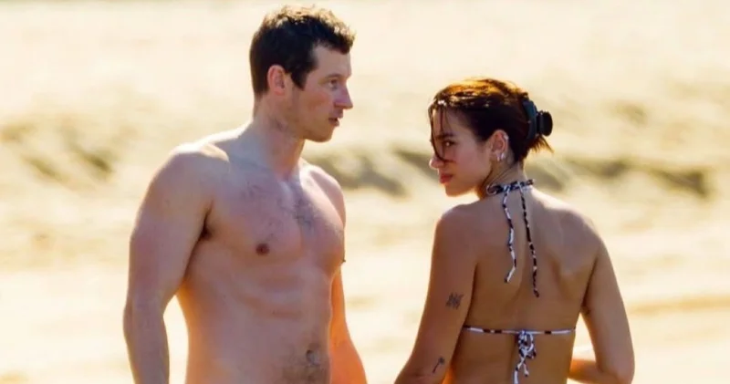 Dua Lipa nişanlısı ilə istirahətdə