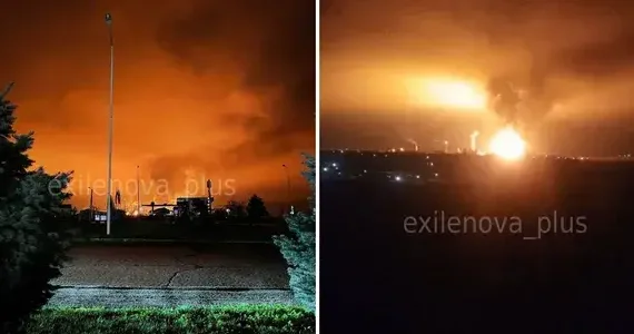 Stavropolda güclü partlayışlar “Lukoil” in zavodu yanır