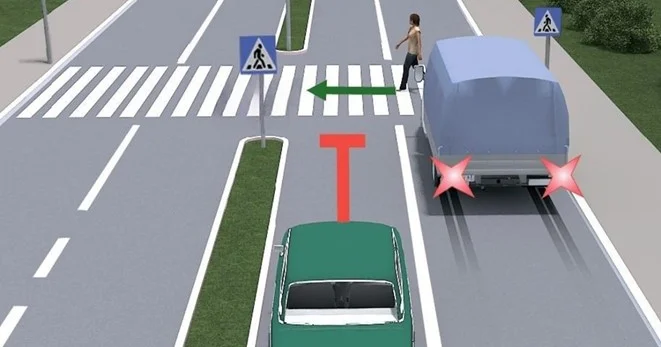 Piyada keçidlərində təhlükə: Sürücü və piyadalar qaydalara əməl etməlidir