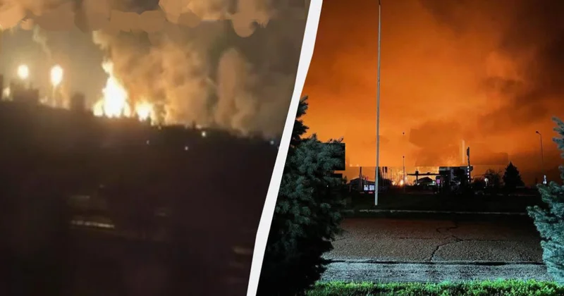 Ukrayna “Lukoil”ə məxsus neft kimya zavoduna dron zərbəsi endirib