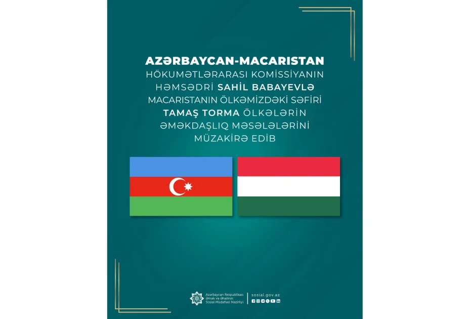 Ötən il Azərbaycanla Macarıstan arasında ticarət dövriyyəsi 29 faiz artıb AZƏRTAC