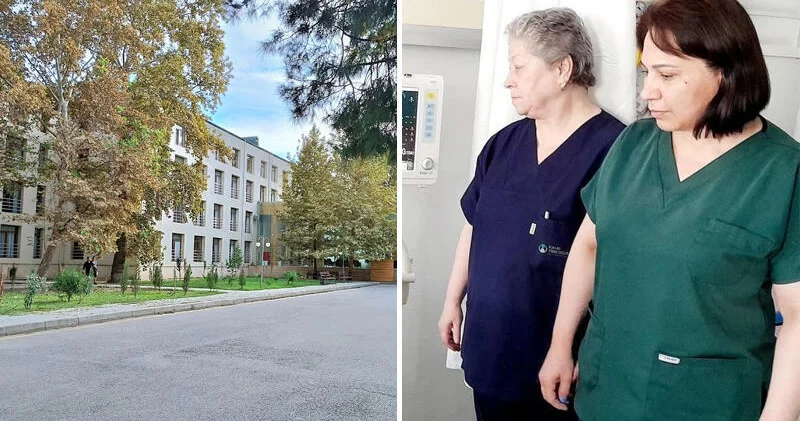 10 aylıq körpəyə baxmayan həkimlə dalaşan ana cərimələndi FOTO