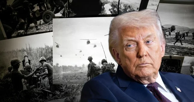 Qəzəblənən müharibə veteranları Trampa özünün hərbi xidmətdən və müharibədən necə yayındığını xatırlatdı...