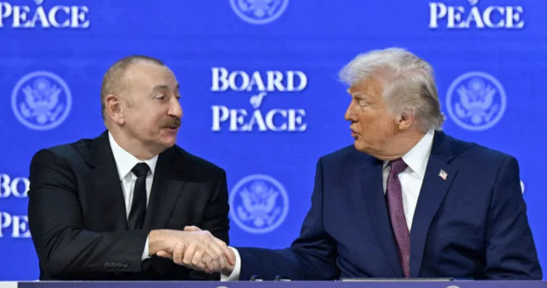 İlham Əliyevlə Donald Tramp Davosda görüşüblər (Yenilənib)