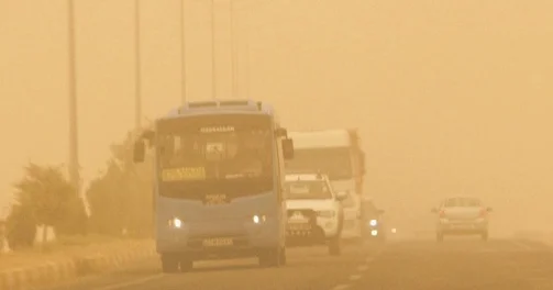 Sürücülərin diqqətinə: Bu yolda qatı duman var