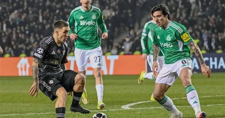 Qarabağ Nyukasl a qarşı YENİLƏNİR