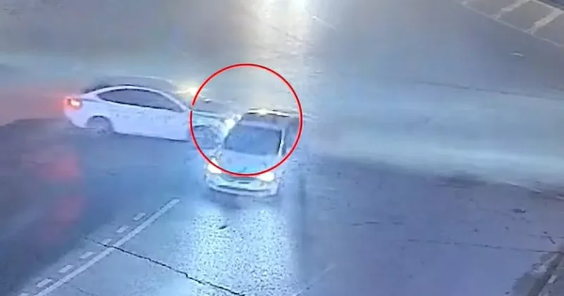 Очередное ДТП на бакинском автокруге ВИДЕО