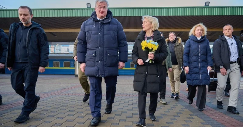 Фон дер Ляйен и Антониу Кошта прибыли в Киев Minval Politika