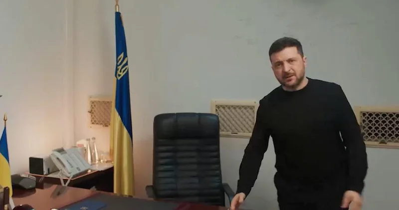 Zelenski Kiyevdəki bunkeri ilk dəfə göstərdi FOTO/VİDEO