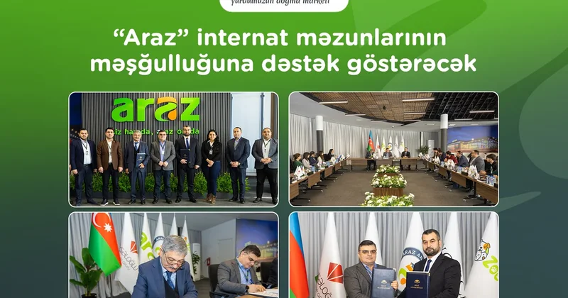 Araz supermarketlər şəbəkəsi internat məzunlarının məşğulluğuna dəstək göstərəcək