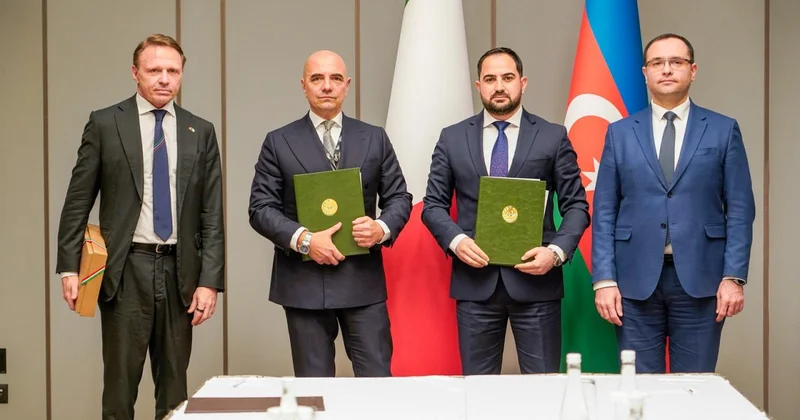 Nazir Məcnun Məmmədov italiyalı həmkarı ilə görüşdü FOTO
